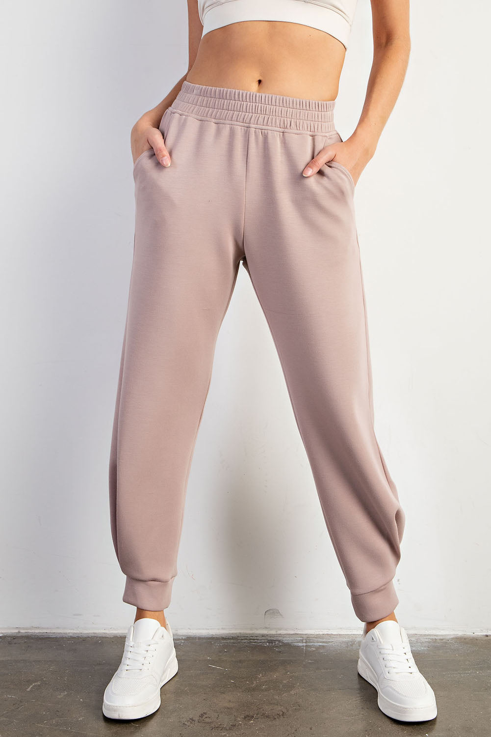 MODAL POLY SPAN FULL LENGTH JOGGER PANT