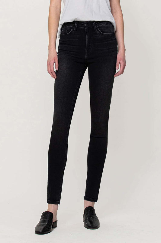 The Ruby-HIGH RISE SUPER SOFT ANKLE SKINNY JEANS