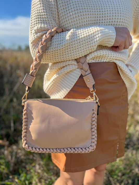 BRAIDED BEAUTY-SHOULDER BAG