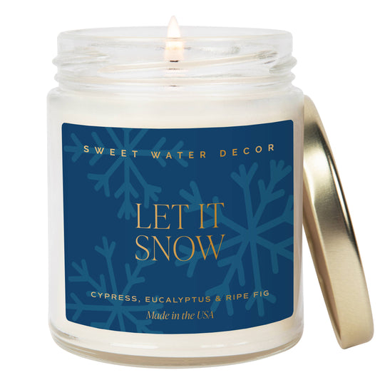 Let It Snow 9 oz Soy Candle