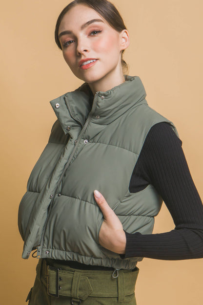 Bunny Slopes Soft Coated Puffer Vest