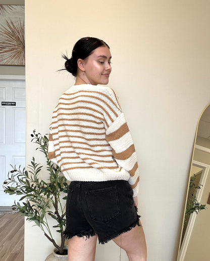 The Perfect Autumn Striped Sweater