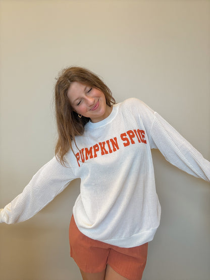 Pumpkin Spice Ribbed long sleeve