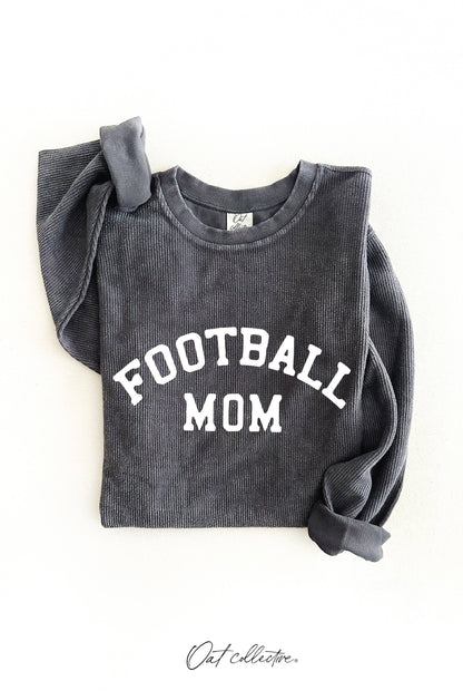 FOOTBALL MOM Thermal Vintage Pullover