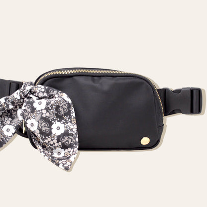 All You Need Belt Bag with Hair Scarf - Midnight Black