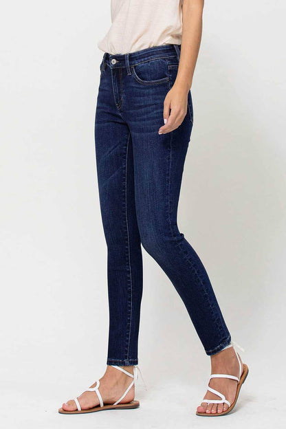 THE CHOLE-HIGH RISE ANKLE SKINNY JEANS