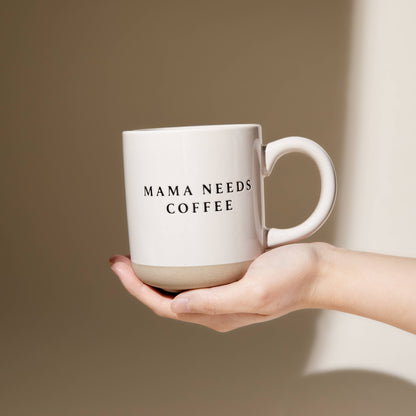 Mama Needs Coffee Stoneware Coffee Mug