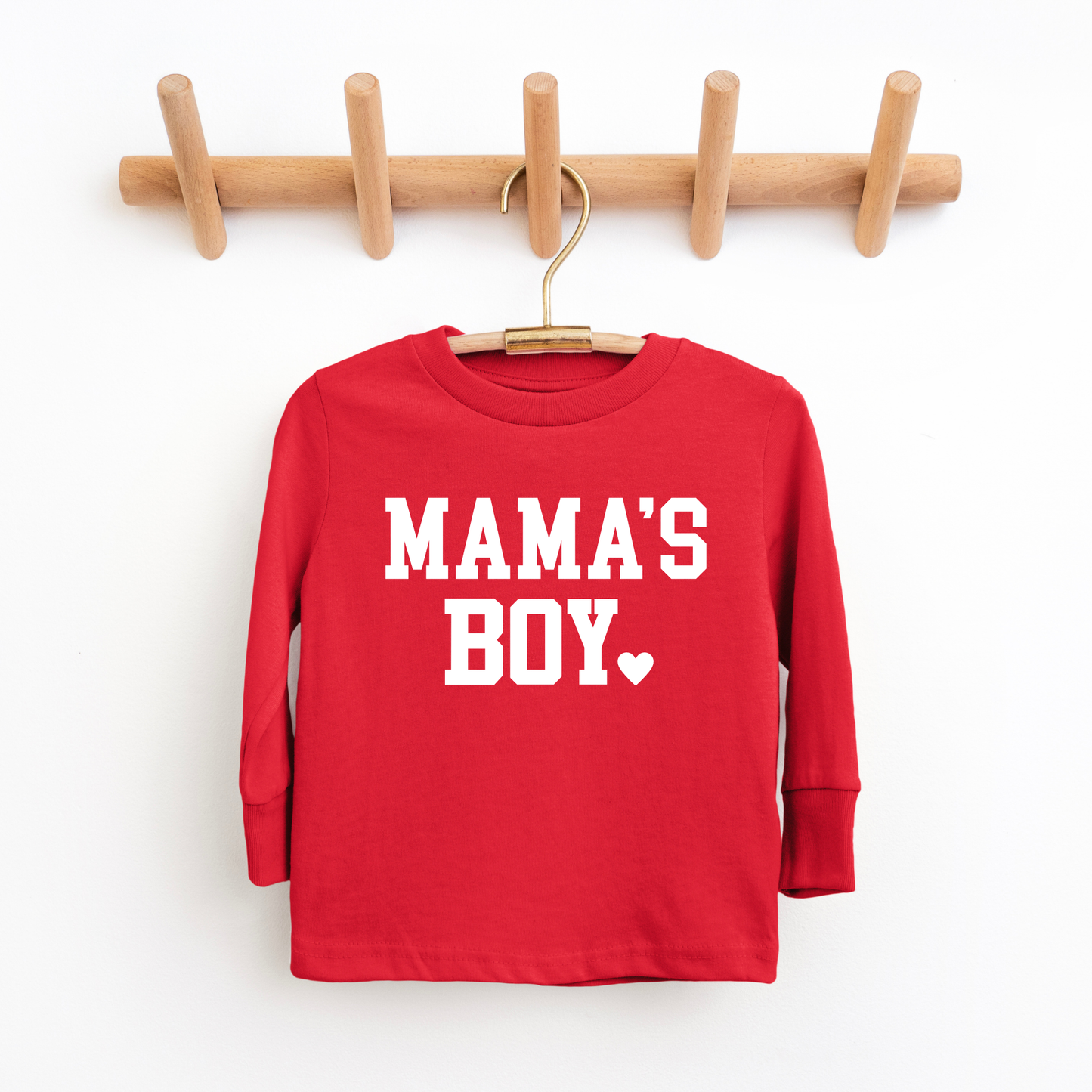 Mama's Boy  Toddler and Youth Valentines Day Shirt