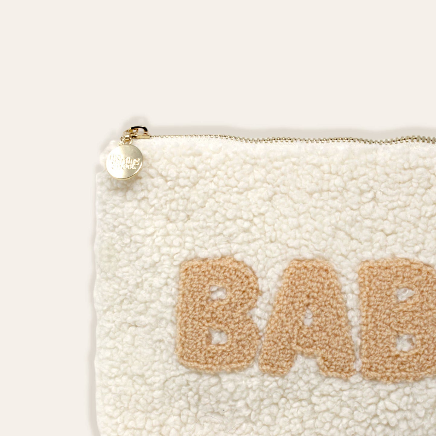 Cream Teddy Pouch - Baby