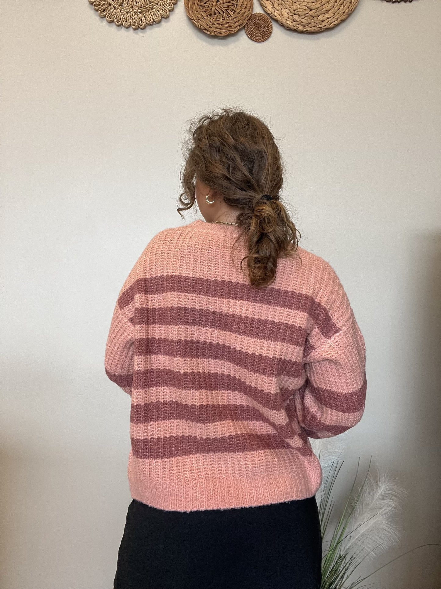 Falling Stripe Sweater