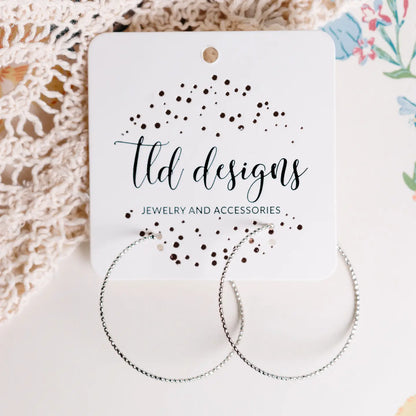 Dainty Plated Hoops