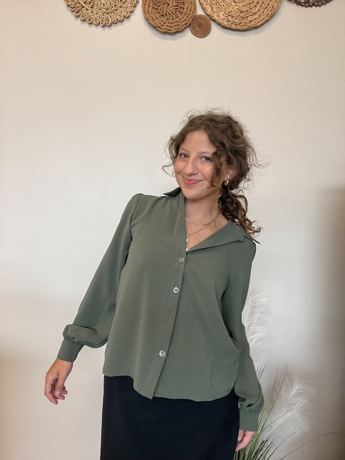 Olive Grove Blouse