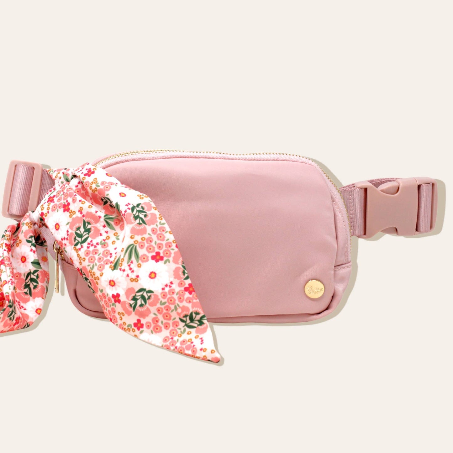 All You Need Belt Bag with Hair Scarf - Dusty Blush