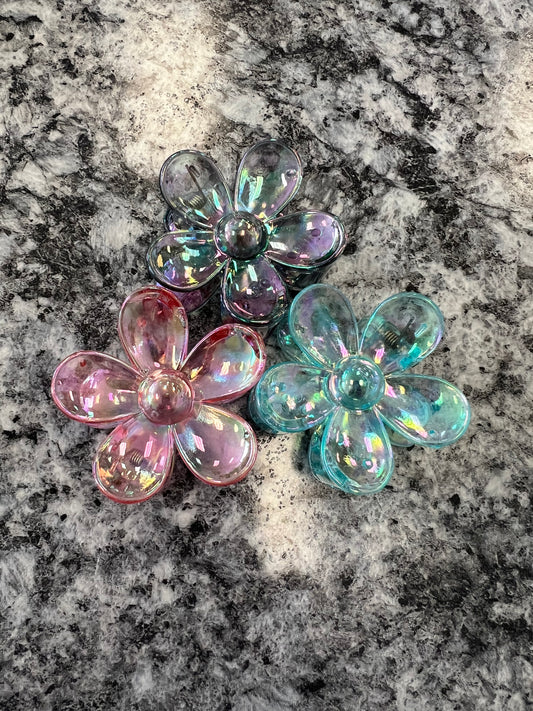 Iridescent Hair Clips