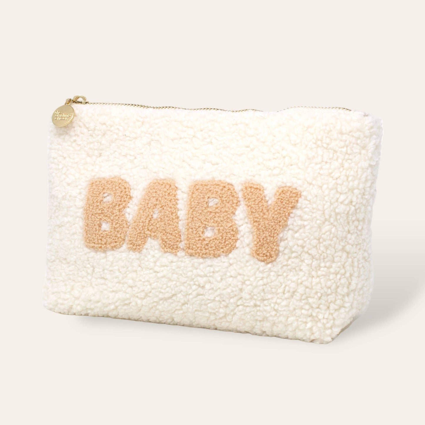 Cream Teddy Pouch - Baby