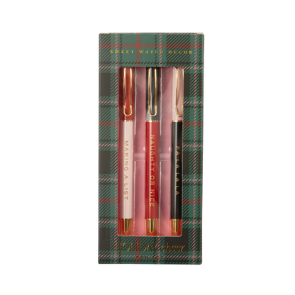 Holiday Cheer Metal Pen Set