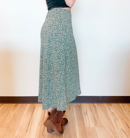 Autumn Bloom Midi Skirt