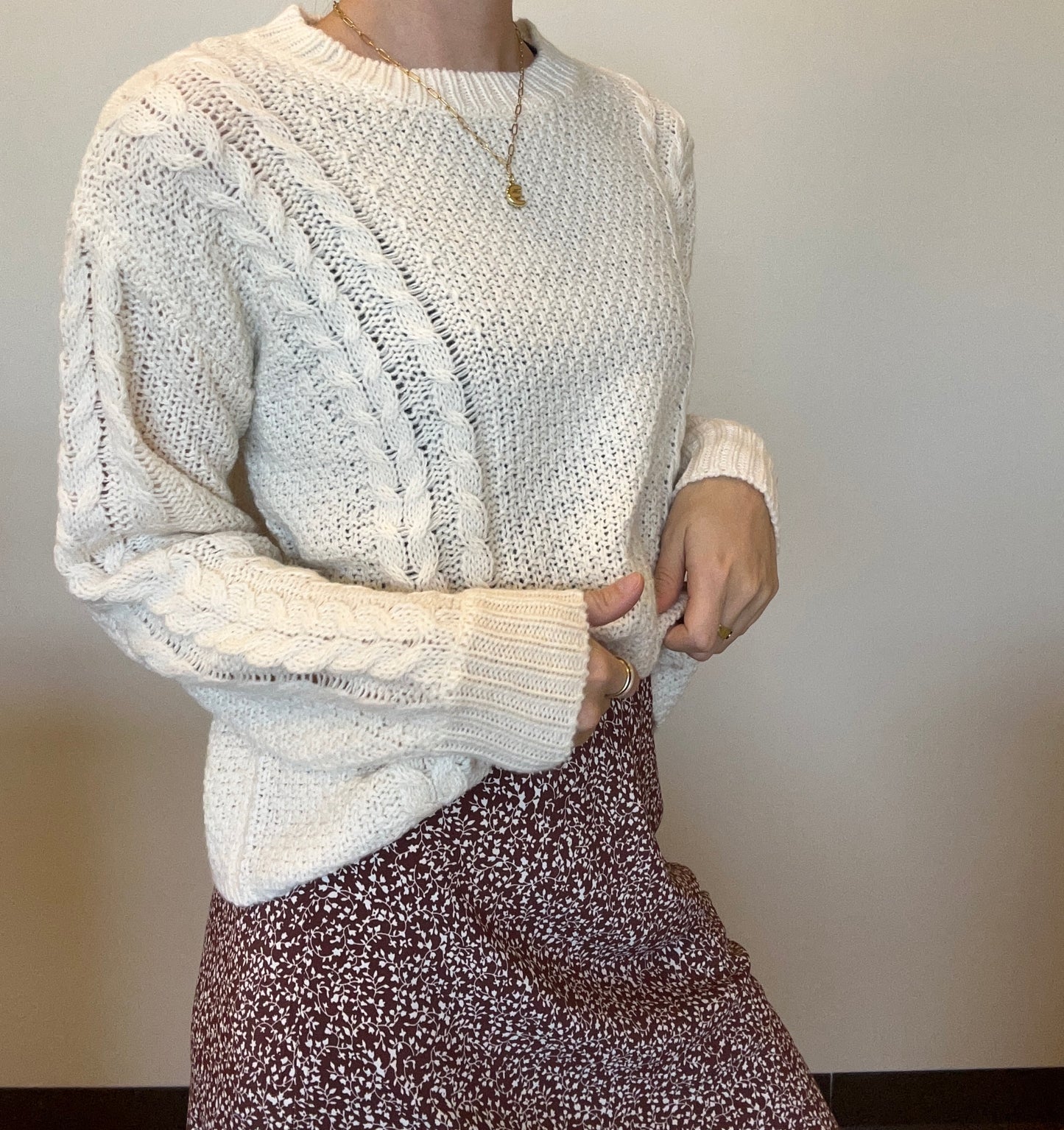 Cream Cozy Sweater