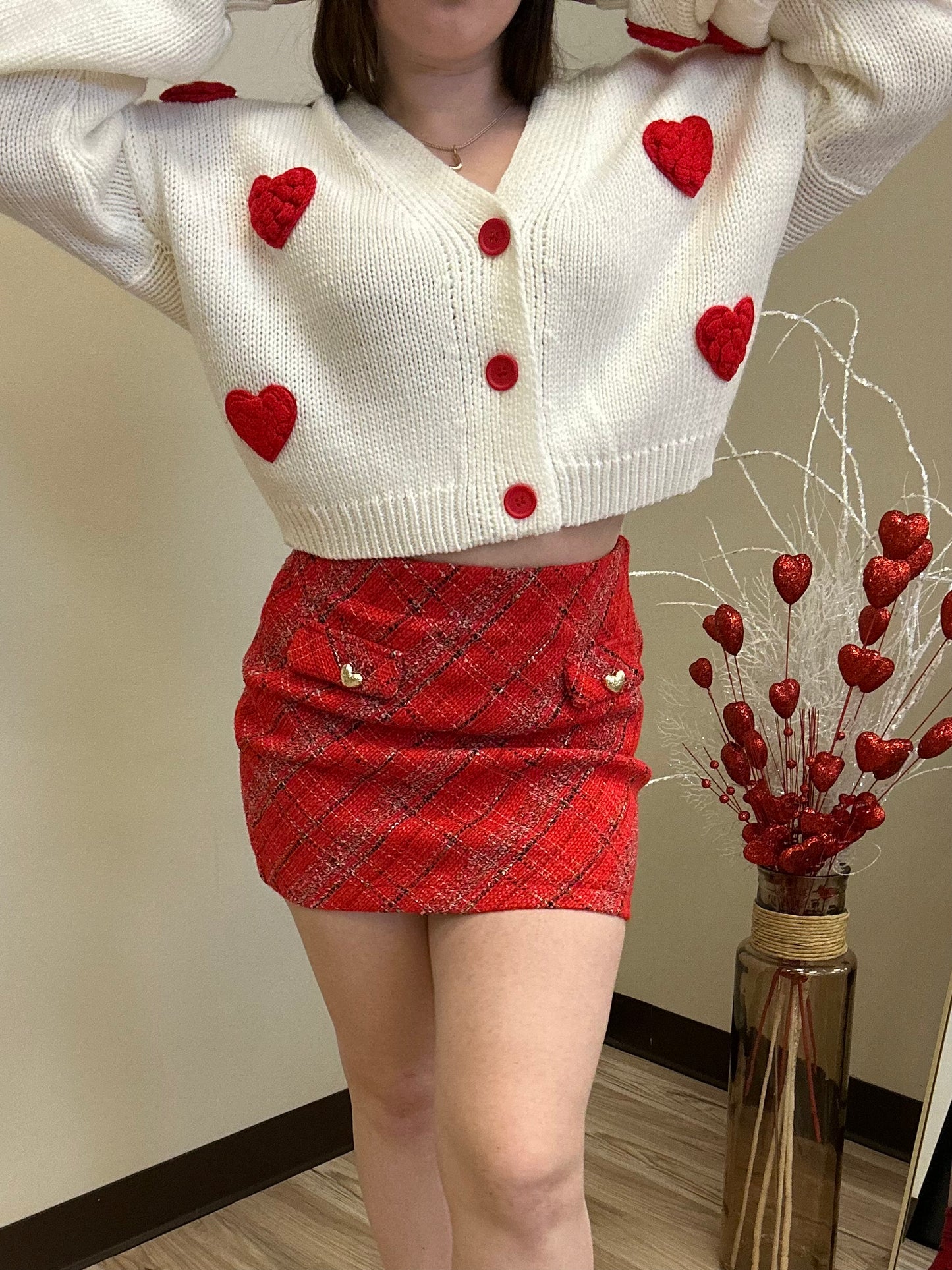 Cupid's Knit Button Down Cardigan