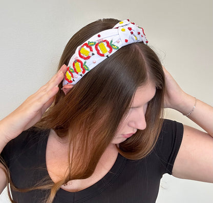 Teacher Headband: Apples