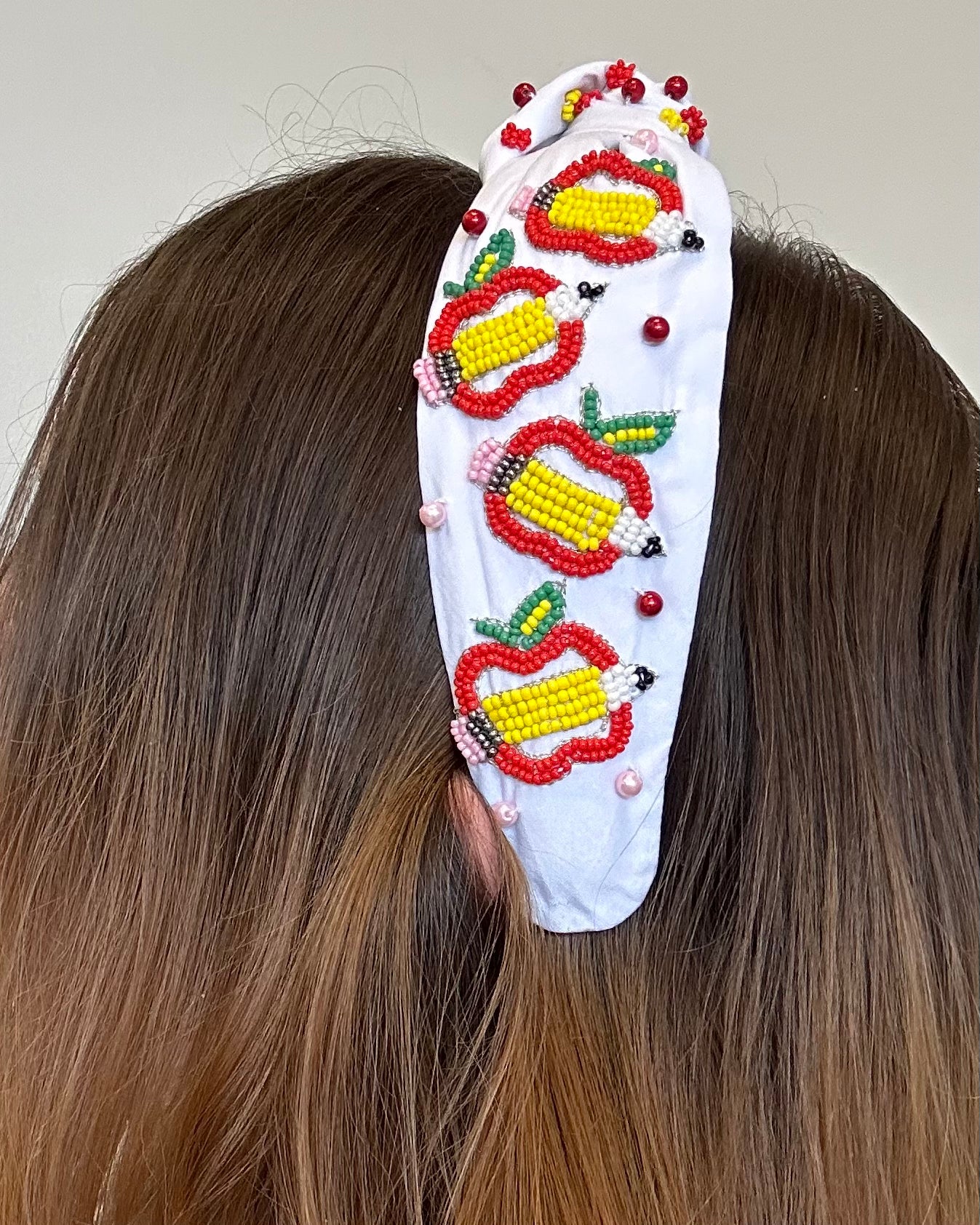 Teacher Headband: Apples