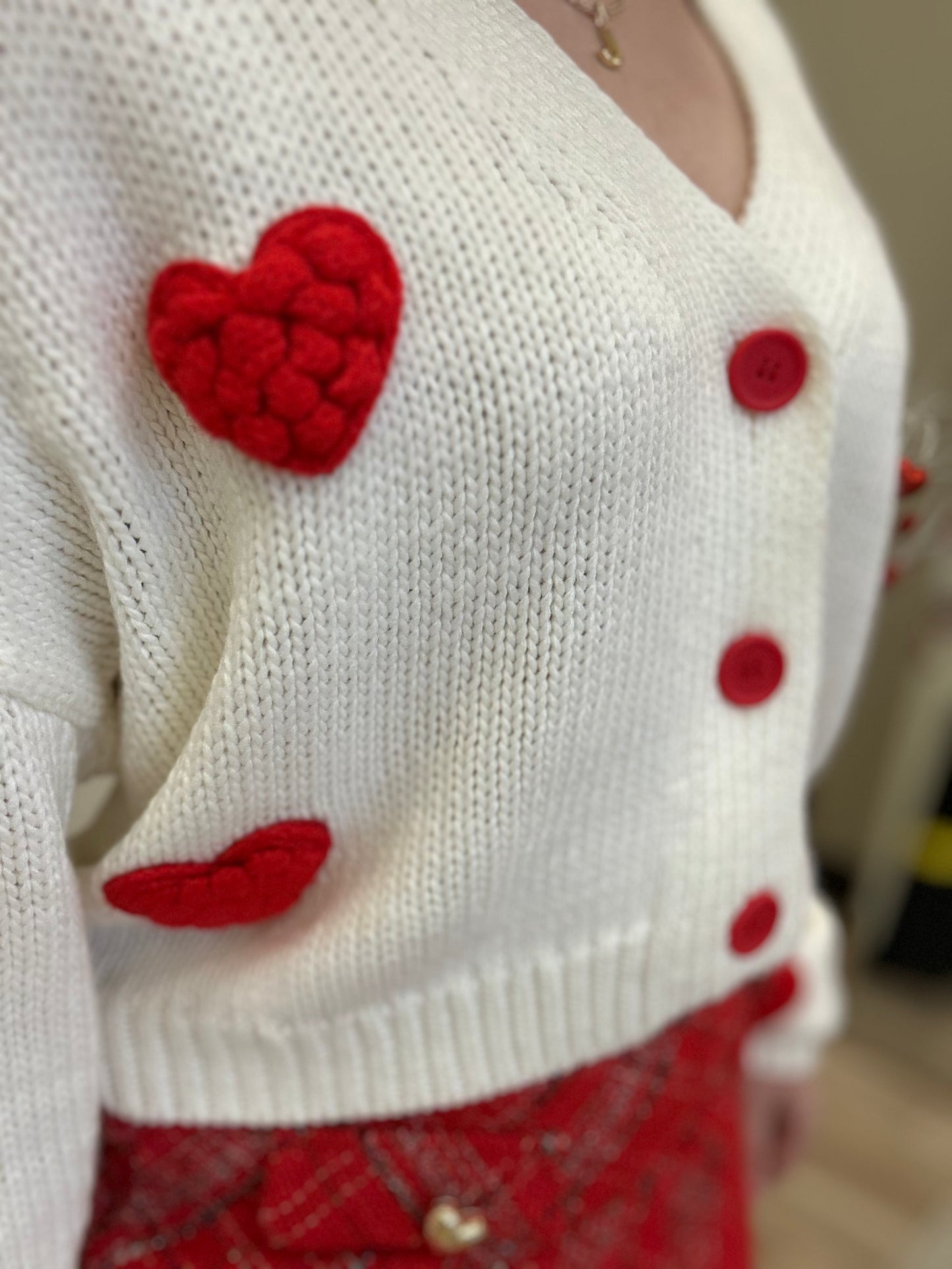 Cupid's Knit Button Down Cardigan