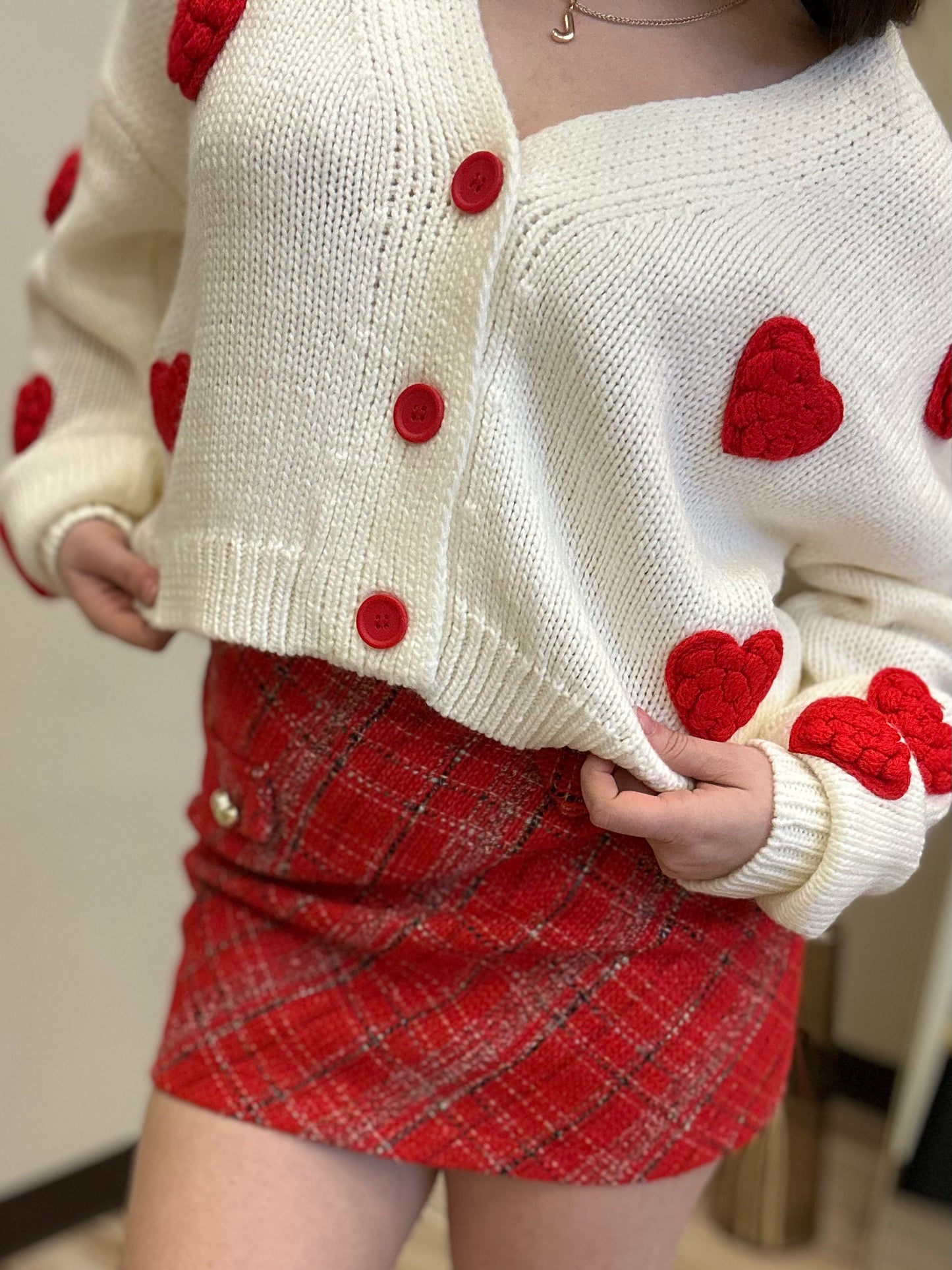 Cupid's Knit Button Down Cardigan