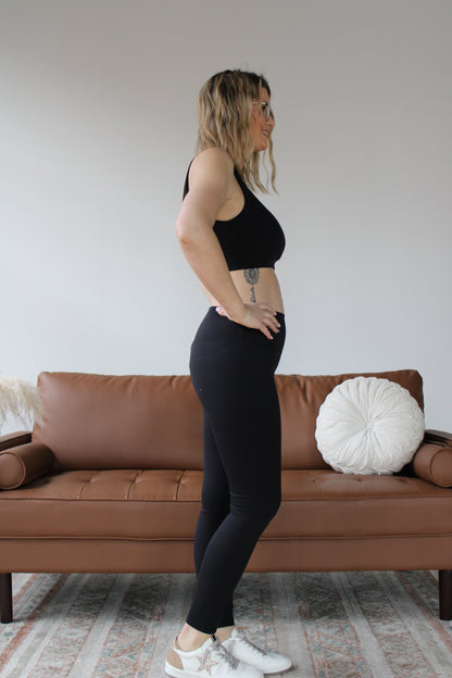 Manhattan Minimal High-Waist Leggings