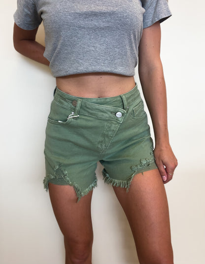 The Olive Marie High Rise Crossover Shorts