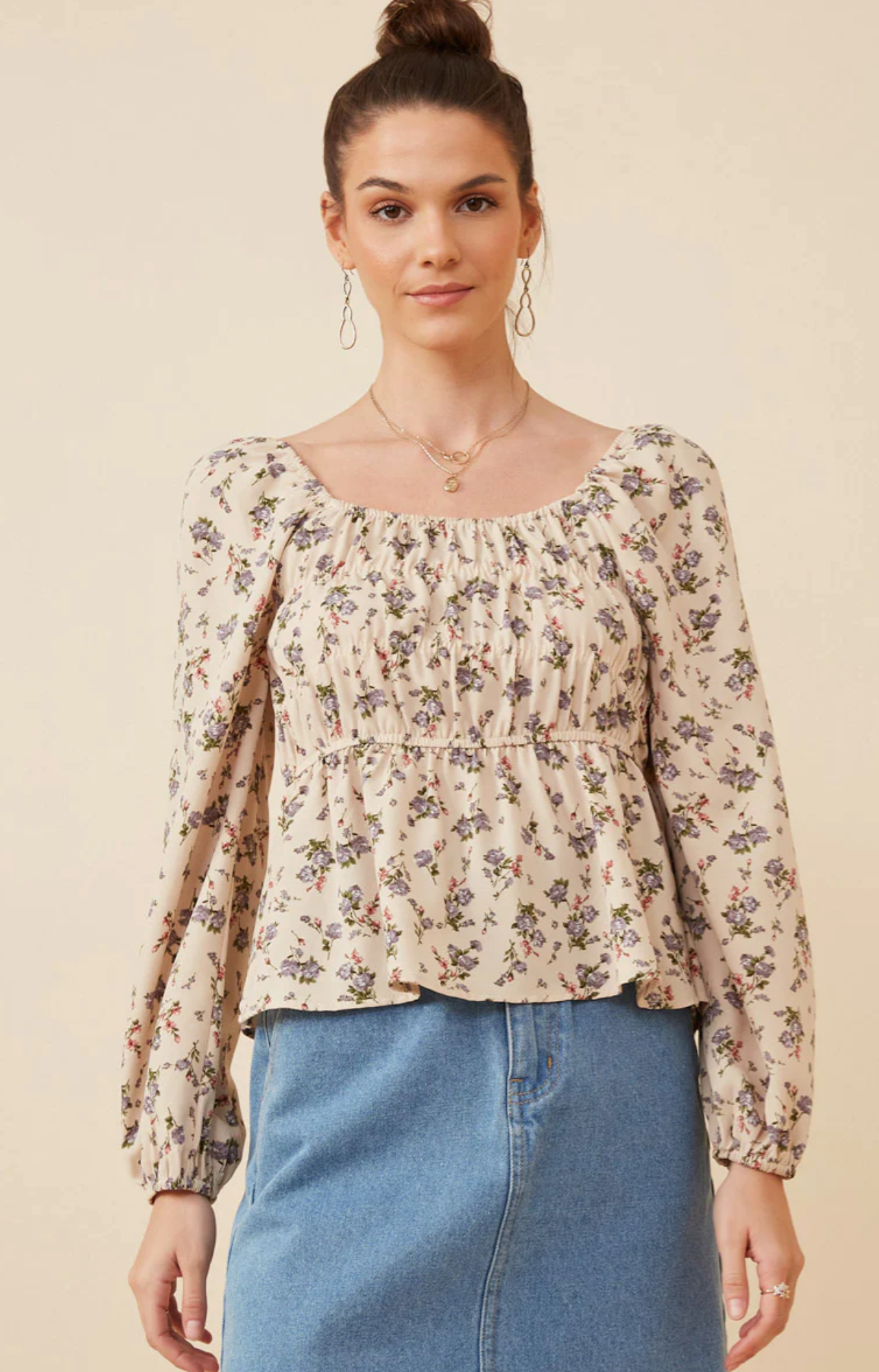 Picking Petals Floral Blouse