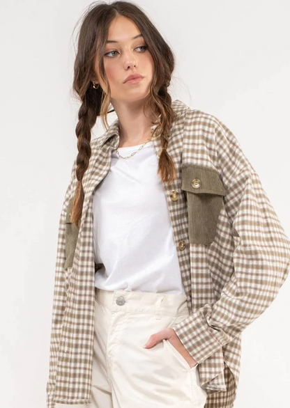 Blown Away Plaid Shacket