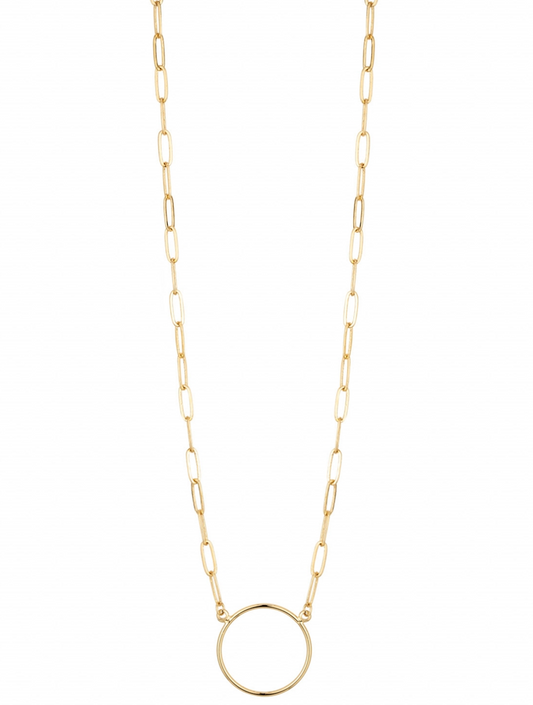 Chain with Open Circle Necklace