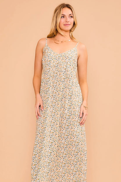 WE GO TOGETHER FLORAL MAXI DRESS