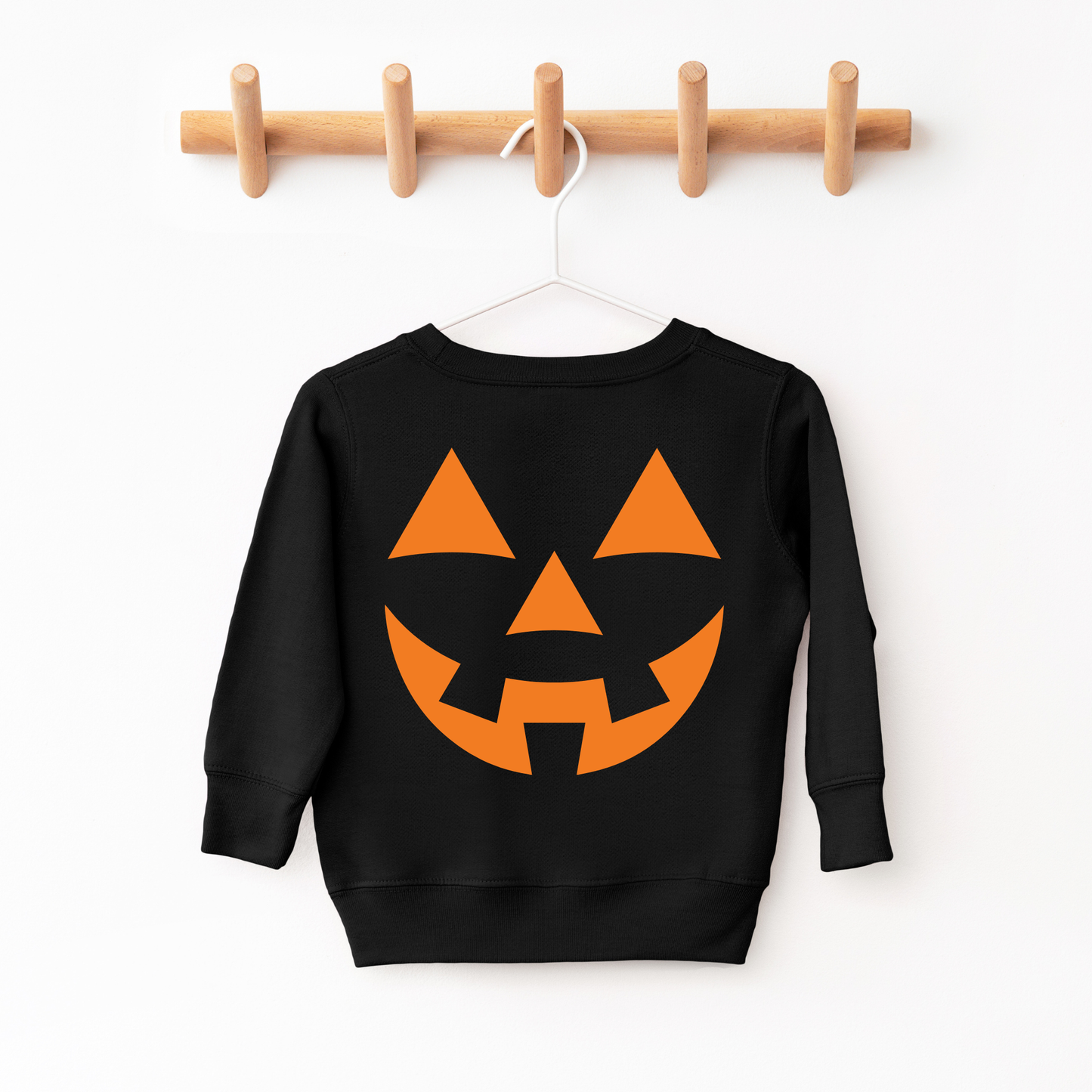 Jack O Lantern Face Halloween Toddler and Youth Sweatshirt