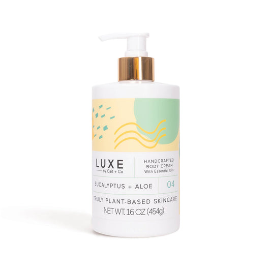 Eucalyptus + Aloe Shea Butter Body Cream -  16oz | Luxe