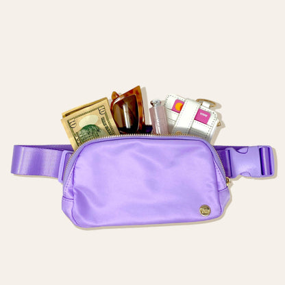 All You Need Belt Bag with Hair Scarf - Luxe Lilac