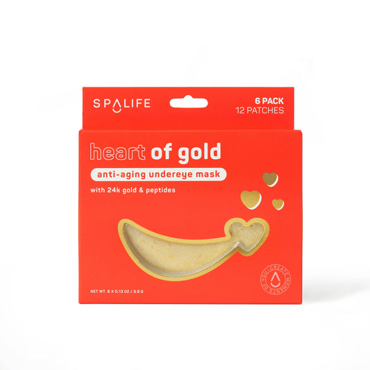 Valentines' Day Heart of Gold Anti-Aging Undereye Masks