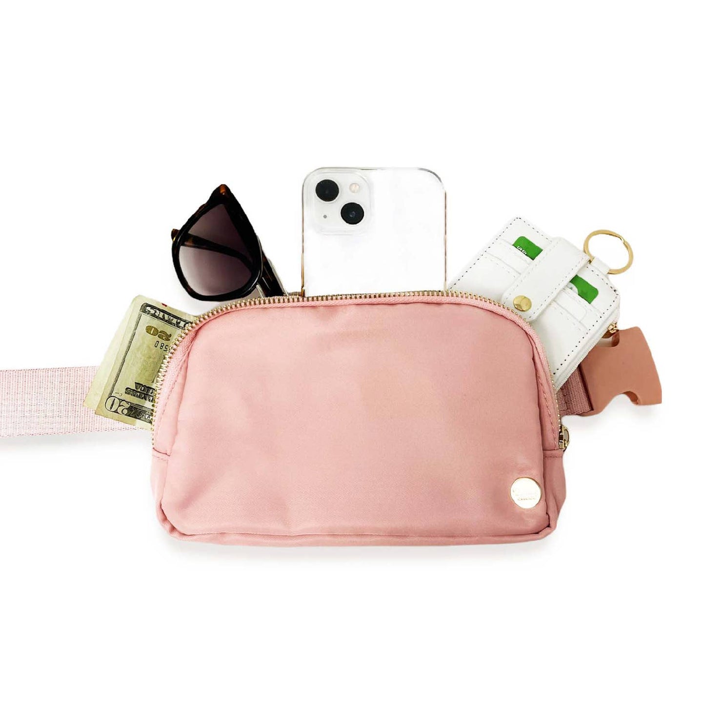 All You Need Belt Bag with Hair Scarf - Dusty Blush