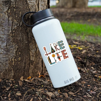 Lake Life Lettering Sticker