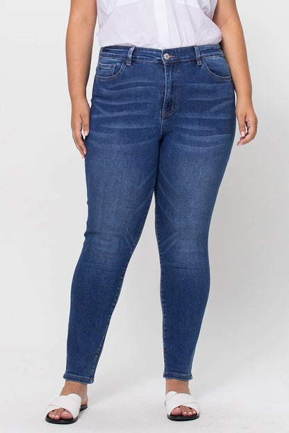 HAYLIE-CURVY SIZE HIGH RISE SKINNY JEAN