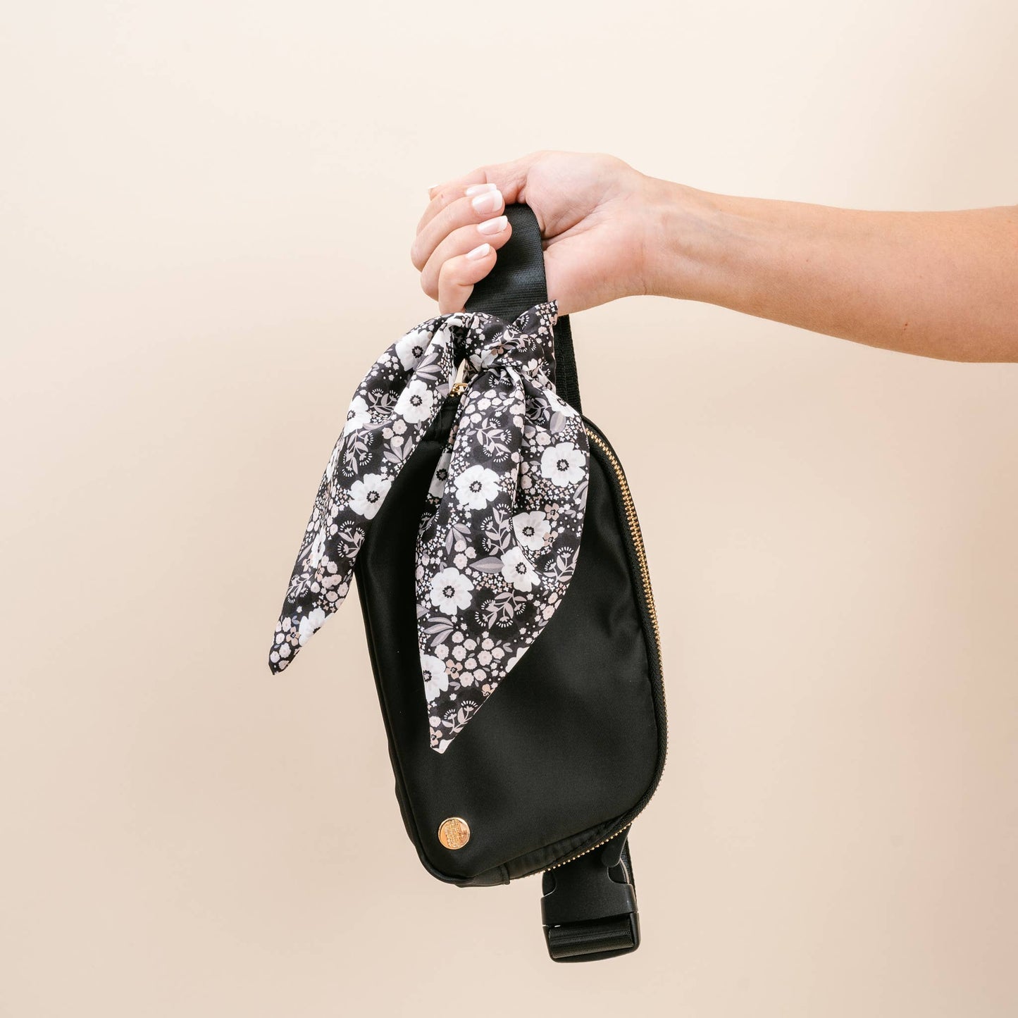 All You Need Belt Bag with Hair Scarf - Midnight Black