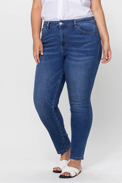 HAYLIE-CURVY SIZE HIGH RISE SKINNY JEAN