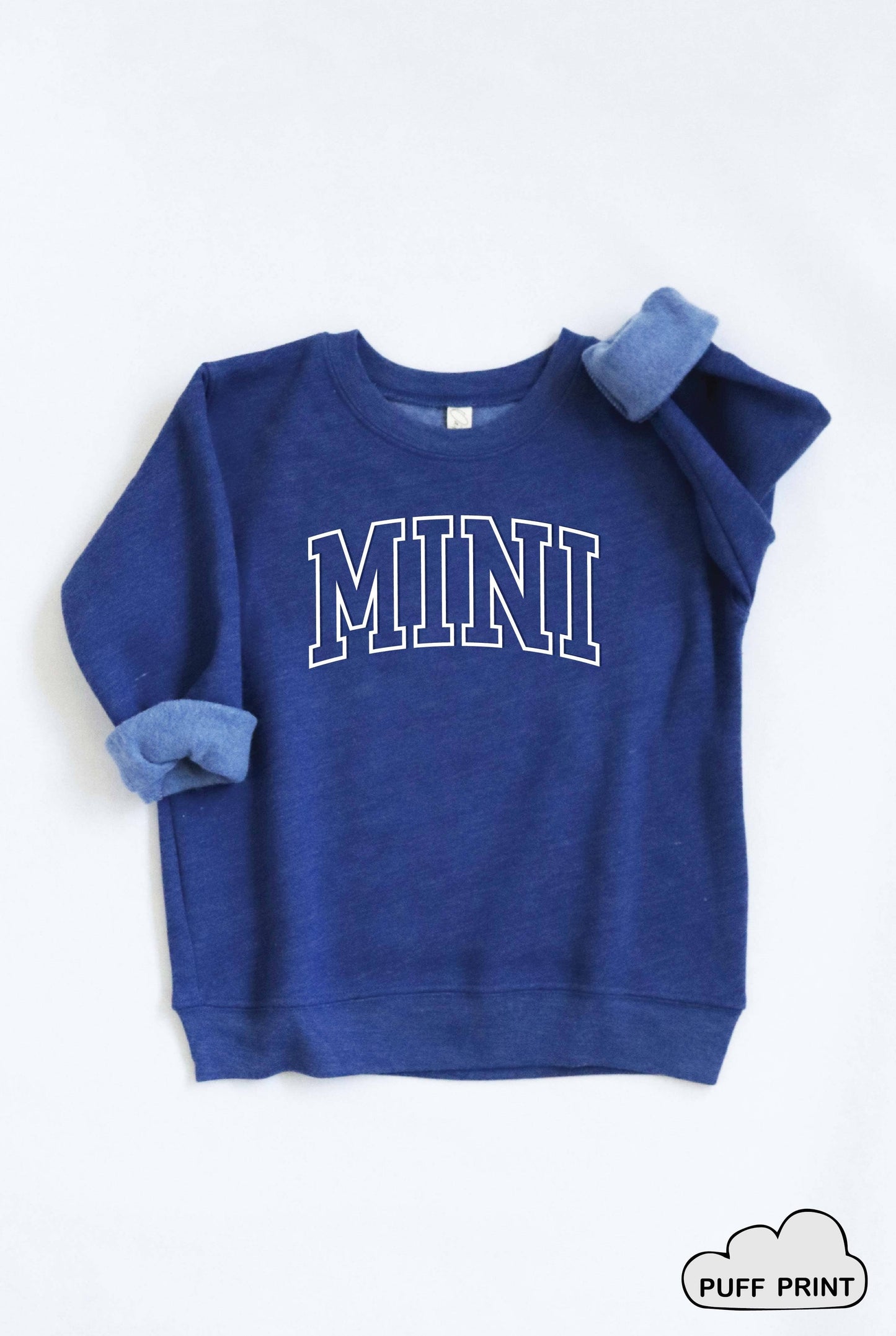 MINI Puff Print Toddler Graphic Sweatshirt