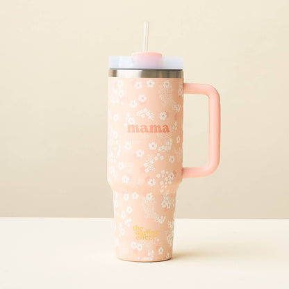 40 oz Take Me Everywhere Tumbler-Mama Peach